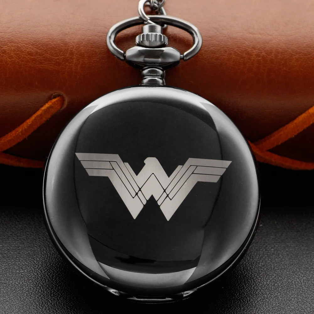 Super Heroes Captain Badge Black Quartz Pocket Watch Smooth Texture with Chain Accessories Necklace Pendant Clock
Super Heroes Captain Badge Black Quartz Pocket Watch Smooth Texture with Chain Accessories Necklace Pendant Clock