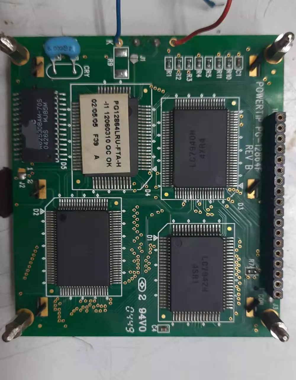 Original 100% tested PG12864F REV-B LCD display screen 
Original 100% tested PG12864F REV-B LCD display screen
