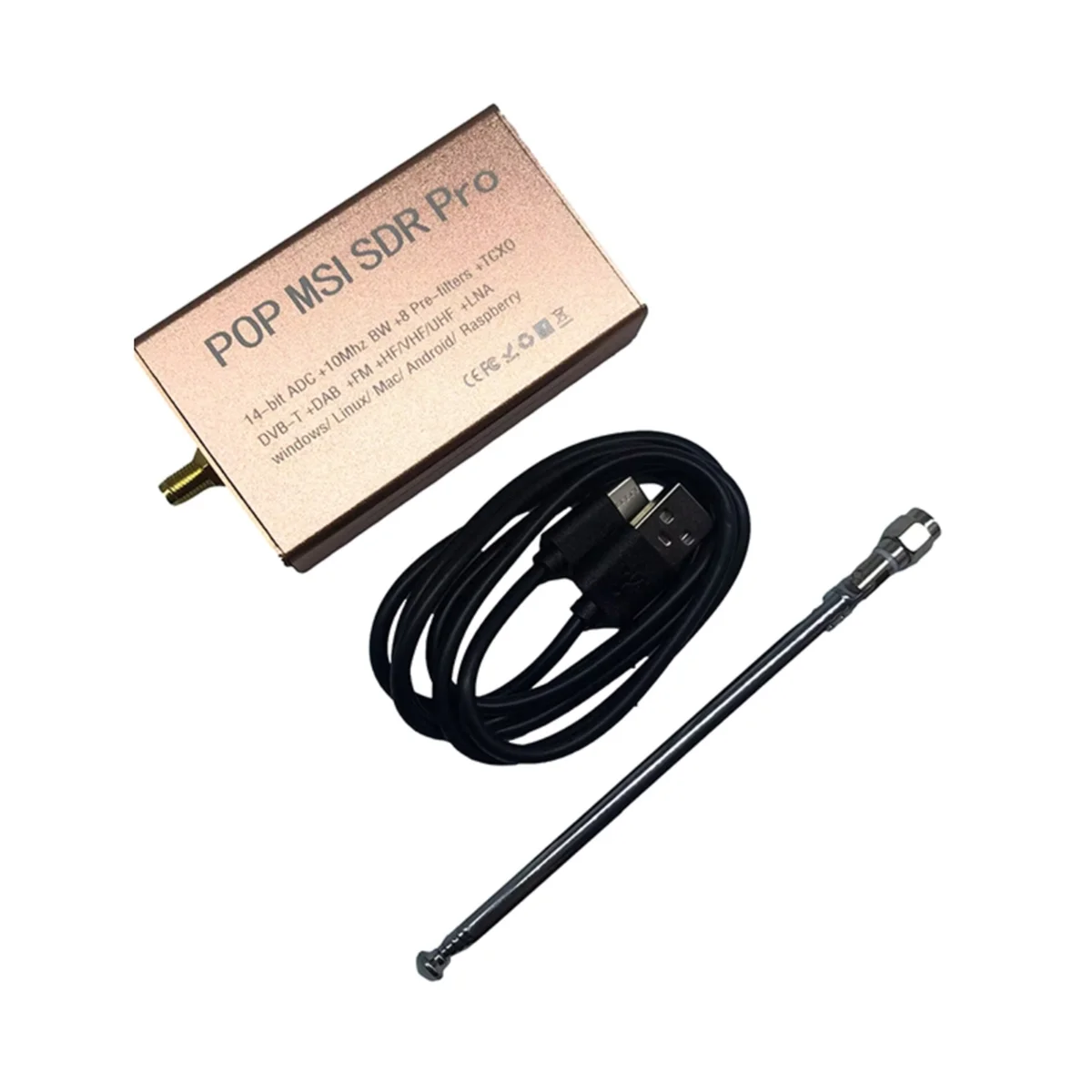 SDR RSP1 10KHz-2GHz 14Bit Software Defined Radios SDR Receiver with TCXO LNA SDRplay Driver
SDR RSP1 10KHz-2GHz 14Bit Software Defined Radios SDR Receiver with TCXO LNA SDRplay Driver