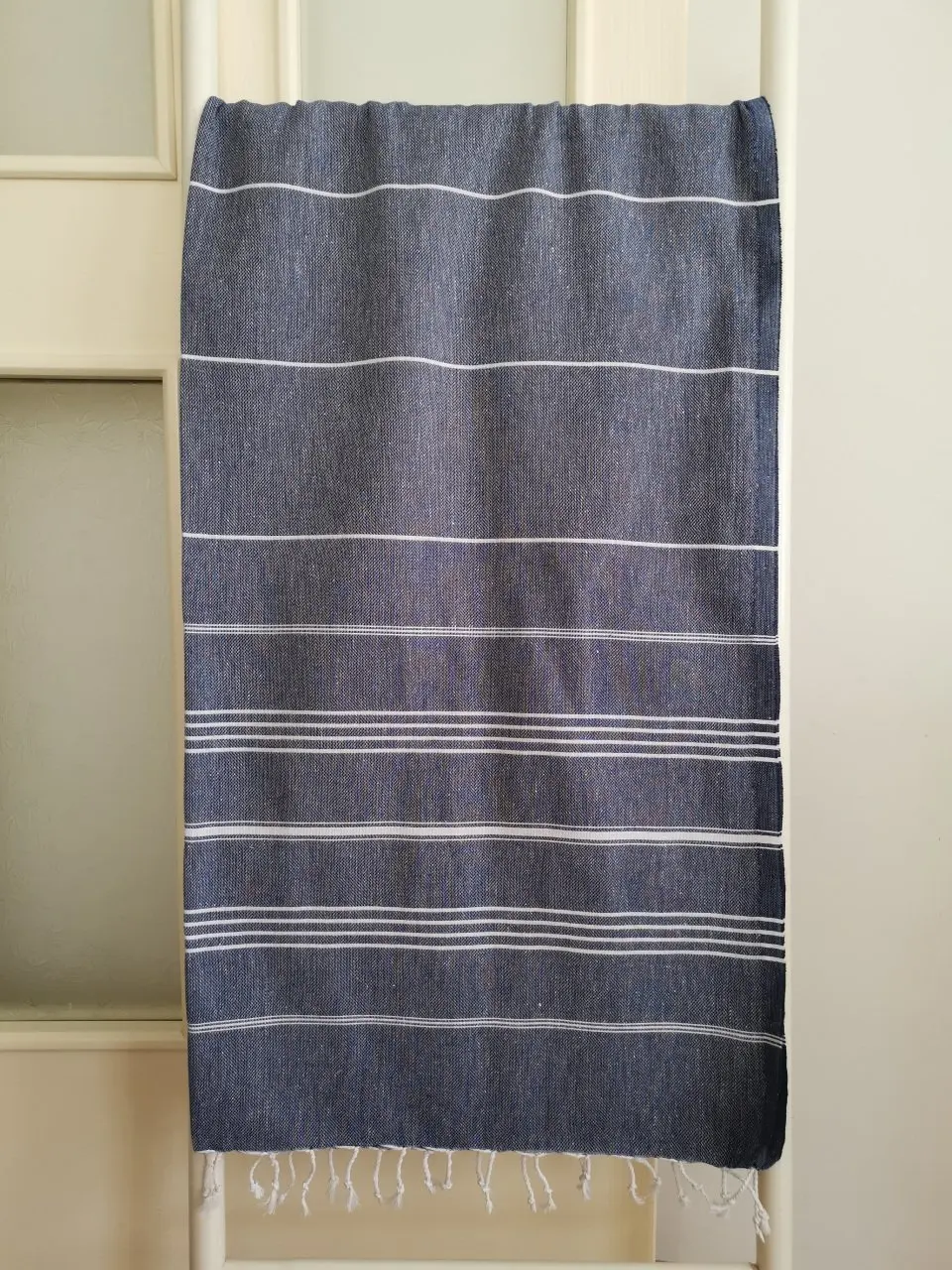 Sultan Baths Peştemali Striped Bath Towel Beach Sauna Spa Shower 95x175 Peshtemal Navy Blue
Sultan Baths Peştemali Striped Bath Towel Beach Sauna Spa Shower 95x175 Peshtemal Navy Blue