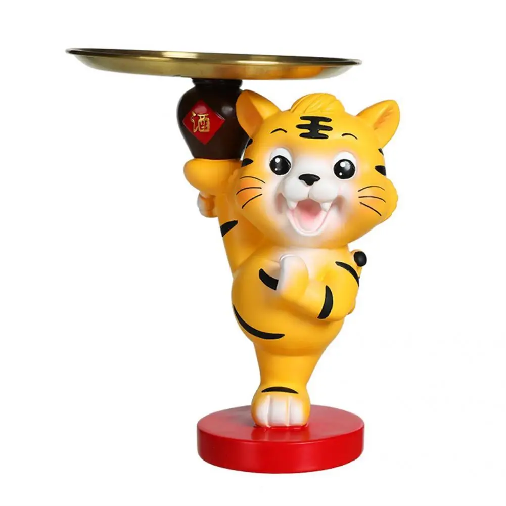 1 Set Table Sculpture Durable Figure Doll Tiger Statue Exquisite Detail Eye-catching Tiger Statue
1 Set Table Sculpture Durable Figure Doll Tiger Statue Exquisite Detail Eye-catching Tiger Statue