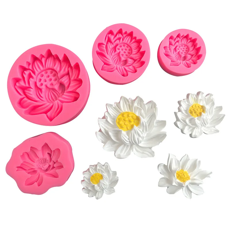 Силиконовая форма Lotus среднего размера, форма для украшения шоколада, свечи, мыла
Силиконовая форма Lotus среднего размера, форма для украшения шоколада, свечи, мыла