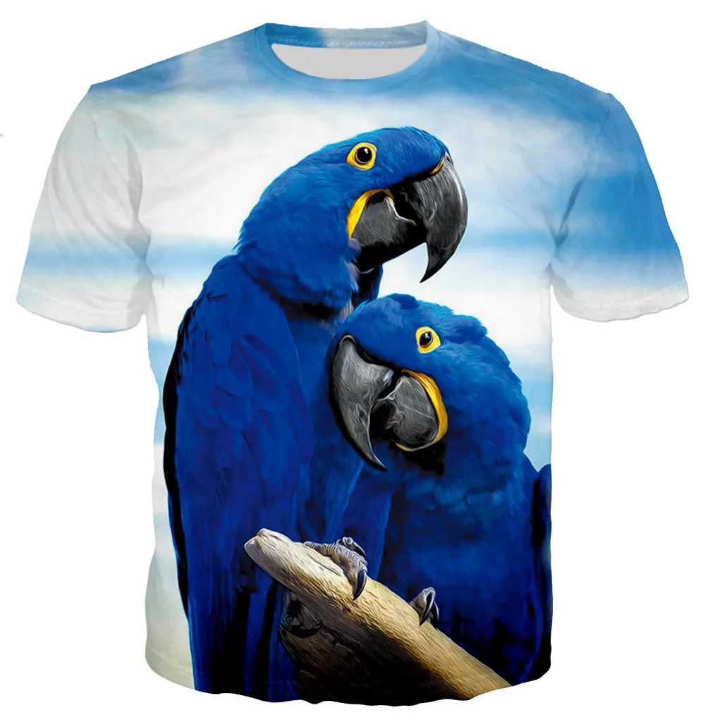 Animal Parrot T Shirt Men/women 3D Printed T-shirts Casual Harajuku Style Tshirt Streetwear Tops
Animal Parrot T Shirt Men/women 3D Printed T-shirts Casual Harajuku Style Tshirt Streetwear Tops