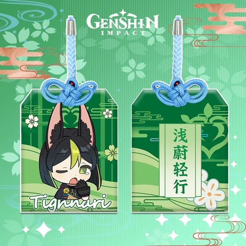 Anime Genshin Impact Tighnari Tartaglia Kaedehara Kazuha Amulet Cartoon Pendants Omamori Keychain Pendant Good Luck Xmas Gift
Anime Genshin Impact Tighnari Tartaglia Kaedehara Kazuha Amulet Cartoon Pendants Omamori Keychain Pendant Good Luck Xmas Gift