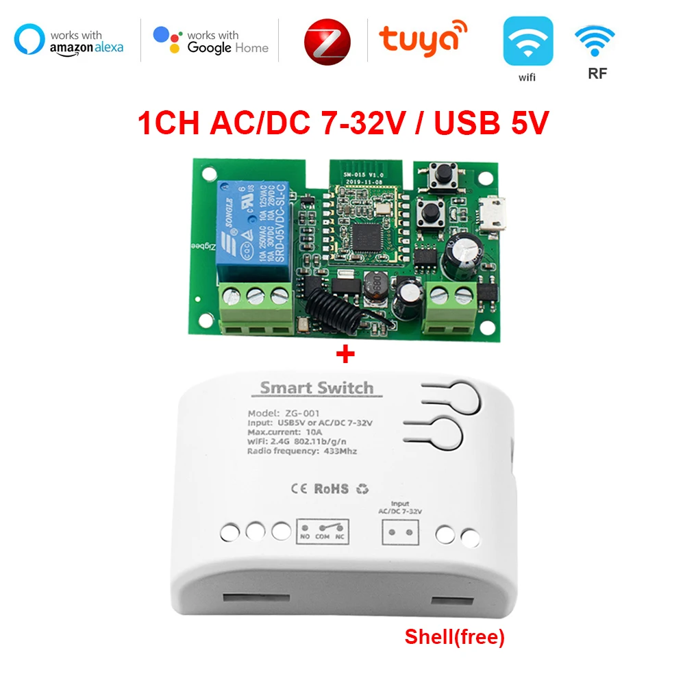 Релейный Модуль Zigbee Tuya Для Умного Дома 85-250 В 220 В Переменного/постоянного Тока 12 В 24 В 7-32 В
Релейный Модуль Zigbee Tuya Для Умного Дома 85-250 В 220 В Переменного/постоянного Тока 12 В 24 В 7-32 В