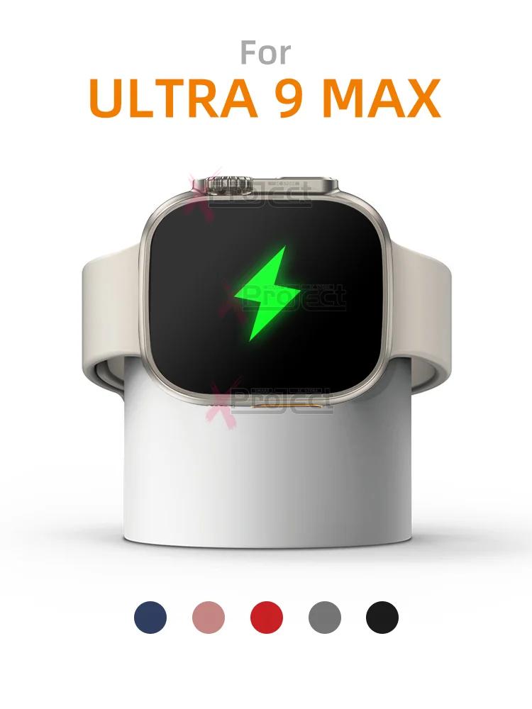 Подставка для беспроводного зарядного устройства для умных часов Ultra 9 Max, силиконовый держатель для часов серии 9, 8, 7, 6, 49 мм/44 мм/42 мм, основан...
Подставка для беспроводного зарядного устройства для умных часов Ultra 9 Max, силиконовый держатель для часов серии 9, 8, 7, 6, 49 мм/44 мм/42 мм, основан...