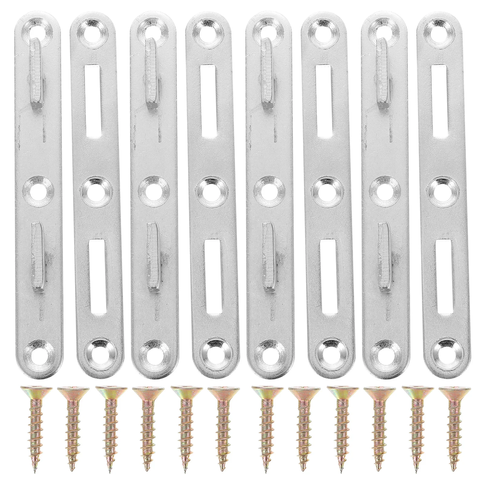 4 Sets Wood Bed Rail Connecting Fittings Bed Rail Bracket Bed Rail Fasteners Furniture Bed with Screws for Connecting to Wood
4 Sets Wood Bed Rail Connecting Fittings Bed Rail Bracket Bed Rail Fasteners Furniture Bed with Screws for Connecting to Wood