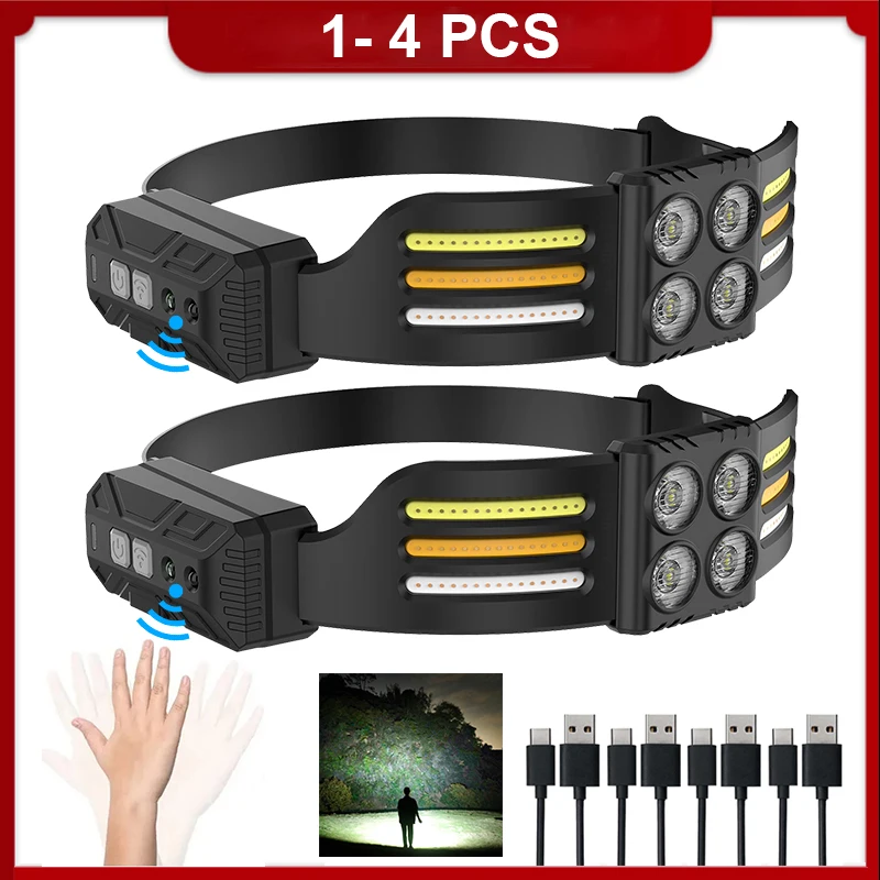 Перезаряжаемый от USB Головной фонарь с датчиком, Головной фонарь, Головной фонарь для кемпинга, Головной фонарь для рыбалки, лм
Перезаряжаемый от USB Головной фонарь с датчиком, Головной фонарь, Головной фонарь для кемпинга, Головной фонарь для рыбалки, лм