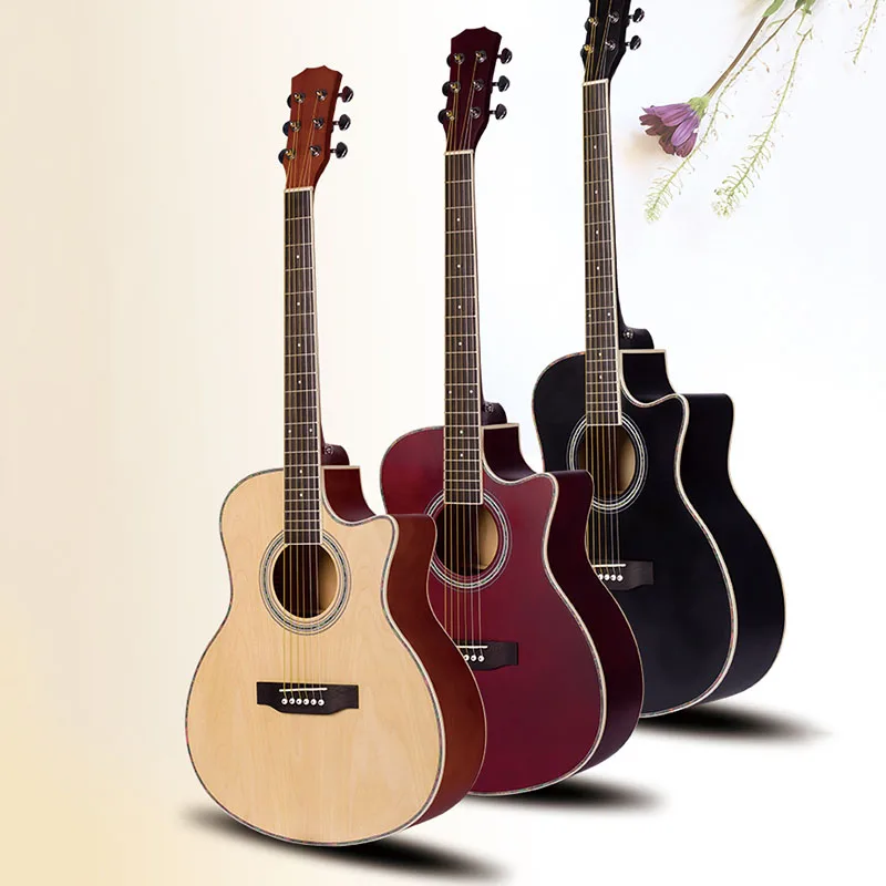 Folk High Guitar Acoustic Quality 6strings travel Guitar neck Children Knob 41 Inches free shipping guitarra acustica instrument
Folk High Guitar Acoustic Quality 6strings travel Guitar neck Children Knob 41 Inches free shipping guitarra acustica instrument