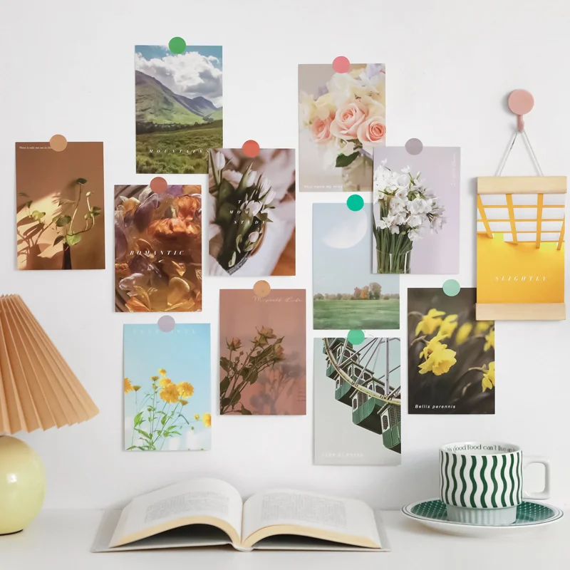 Ins Beautiful Scenery Colorful Decorative Pictures Art Postcard Cards Home Decor Background Wall Creative Photo Props 30 Sheets
Ins Beautiful Scenery Colorful Decorative Pictures Art Postcard Cards Home Decor Background Wall Creative Photo Props 30 Sheets