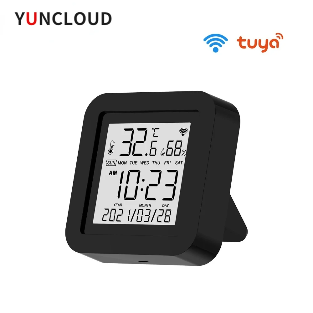 Tuya WiFi IR Remote Control with Temperature Humidity Display, Smart Universal Infrared For AC TV DVD, Alexa Google Home
Tuya WiFi IR Remote Control with Temperature Humidity Display, Smart Universal Infrared For AC TV DVD, Alexa Google Home