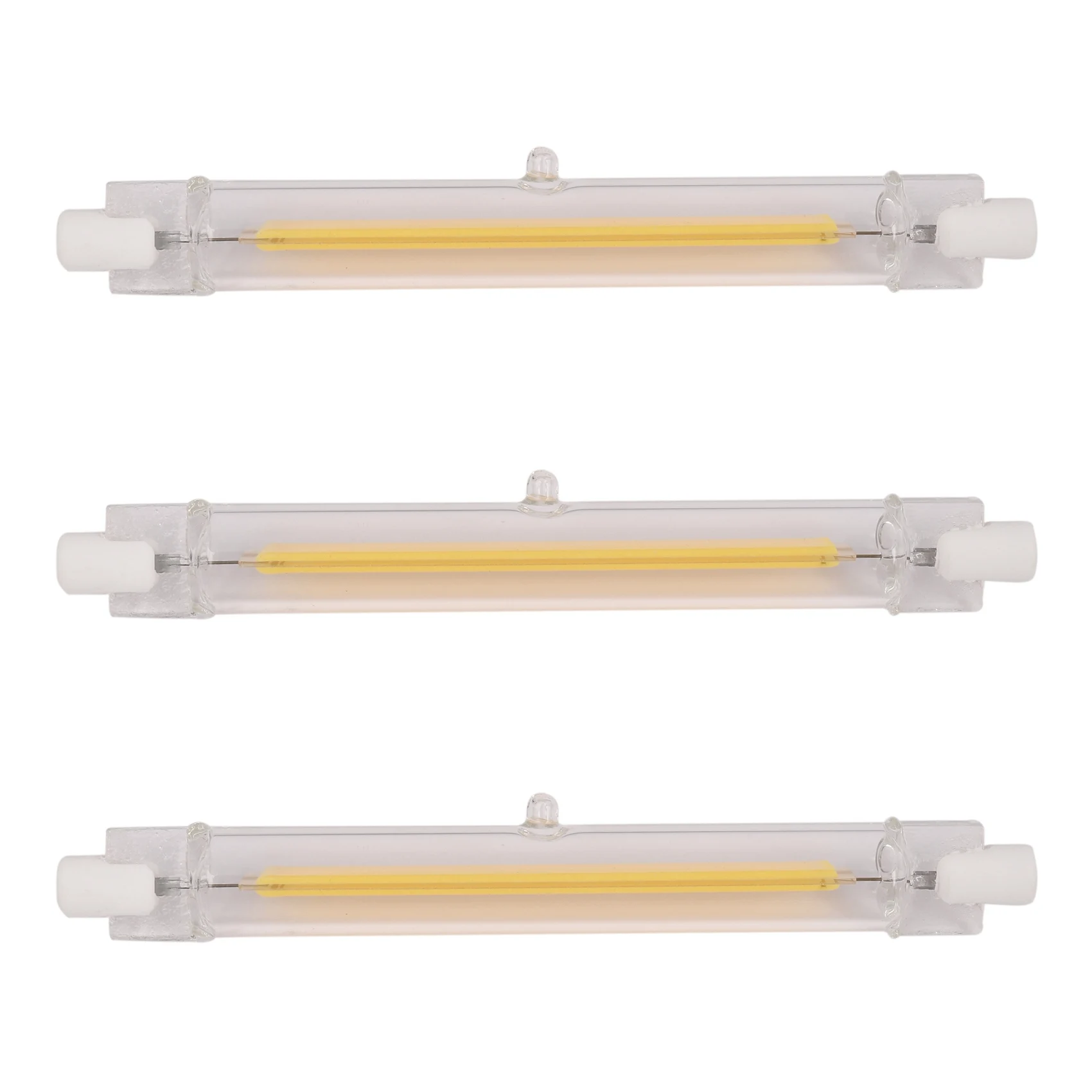 3X Dimmable R7S LED Cob 10W 118mm LED Light Bulbs Replace Halogen Lamp-Warm White Light 220V 
3X Dimmable R7S LED Cob 10W 118mm LED Light Bulbs Replace Halogen Lamp-Warm White Light 220V