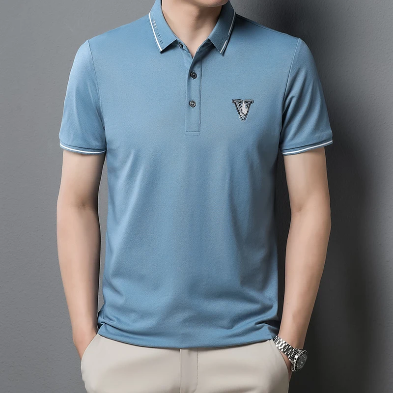 CSUAMANL Mens Polo Shirts with Short Sleeve 2022 Solid Color Fashion Casual Men Tops Turn-Down Collar Slim Fit Polo Shirt Men
CSUAMANL Mens Polo Shirts with Short Sleeve 2022 Solid Color Fashion Casual Men Tops Turn-Down Collar Slim Fit Polo Shirt Men