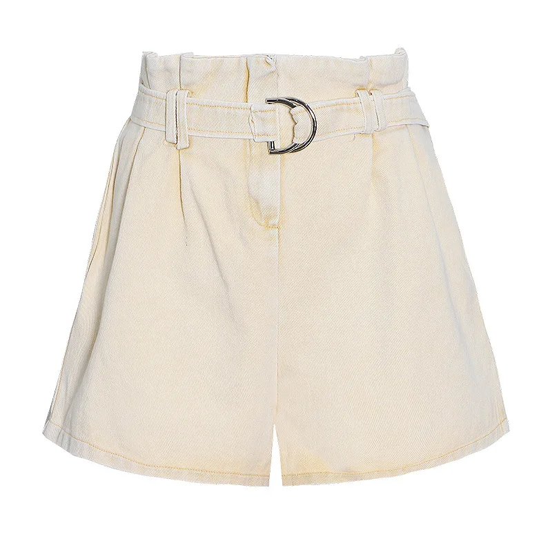 Apricot Denim Short Rome Short High Waist Belt Loose Casual Chic Shorts Elegant Retro Femme Short
Apricot Denim Short Rome Short High Waist Belt Loose Casual Chic Shorts Elegant Retro Femme Short