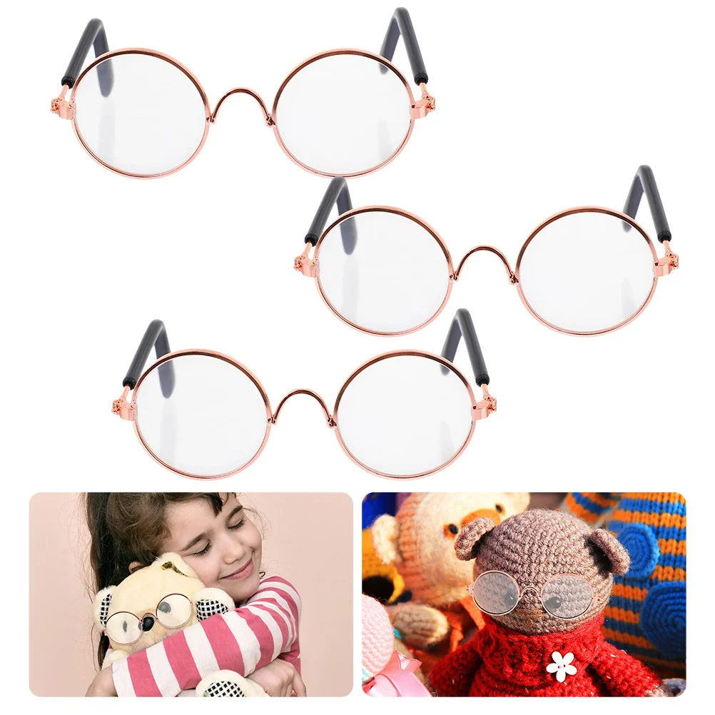 3 Pcs Mini Glasses Motorbike Sunglasses Round Frame Costume Dog Metal Eyeglasses Iron Alloy Pet Man
3 Pcs Mini Glasses Motorbike Sunglasses Round Frame Costume Dog Metal Eyeglasses Iron Alloy Pet Man