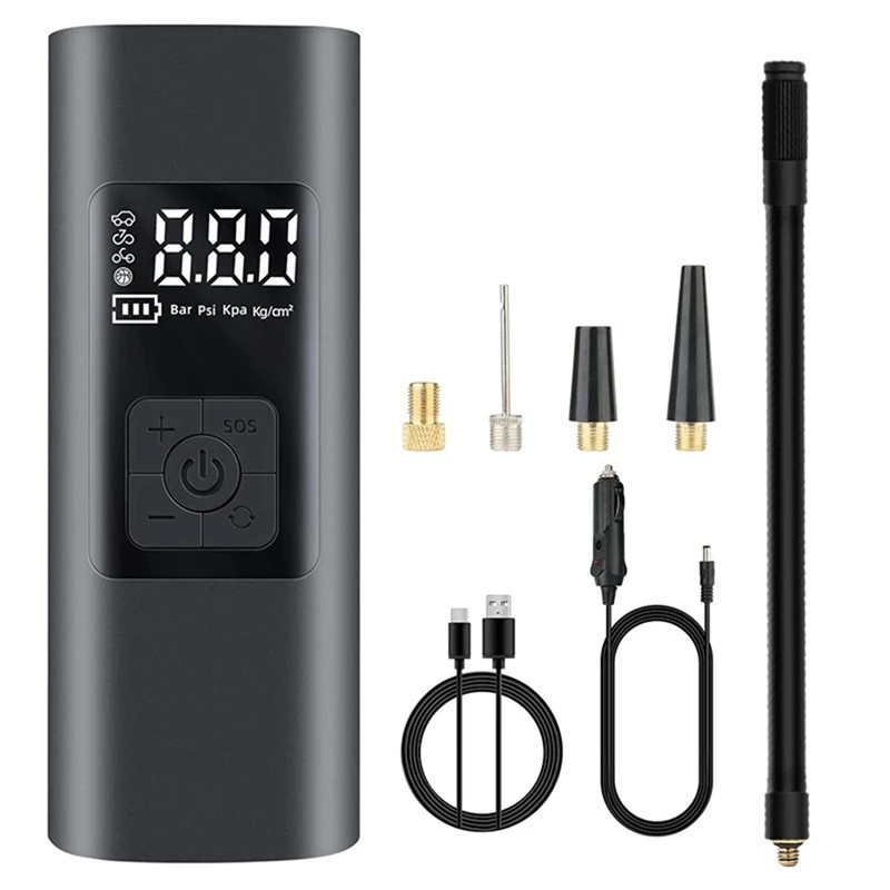 Air Compressor Mini Electrical Air Pump Dual-Use For Power Bank Portable Wireless Tire Inflatable Pump Inflator
Air Compressor Mini Electrical Air Pump Dual-Use For Power Bank Portable Wireless Tire Inflatable Pump Inflator