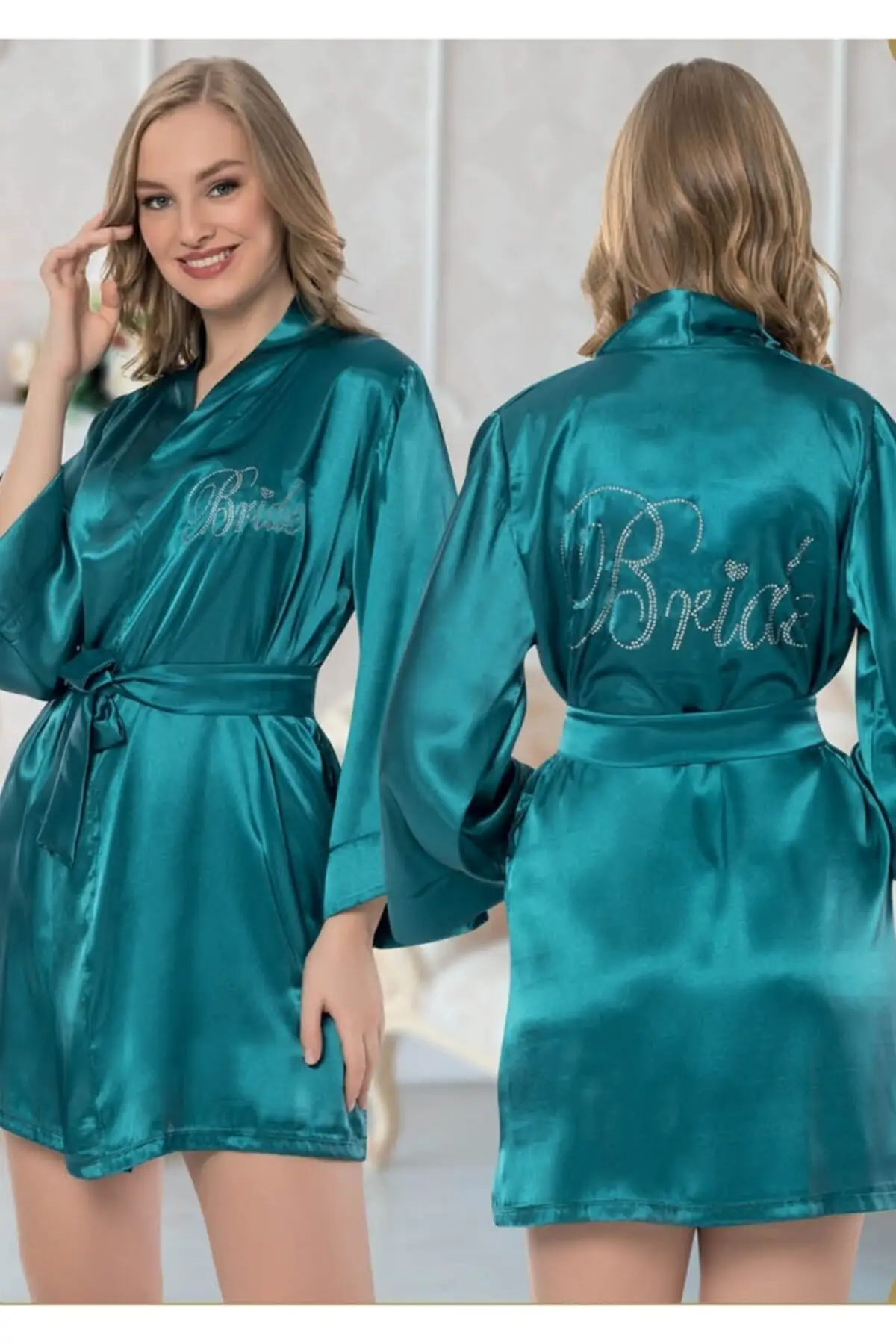 Dressing Gown Bride Satin Stone Print Detailed Fashion Robe Robe Robe Robe Sexy Peignoir Kimono Bride Sleepwear Night Gown
Dressing Gown Bride Satin Stone Print Detailed Fashion Robe Robe Robe Robe Sexy Peignoir Kimono Bride Sleepwear Night Gown