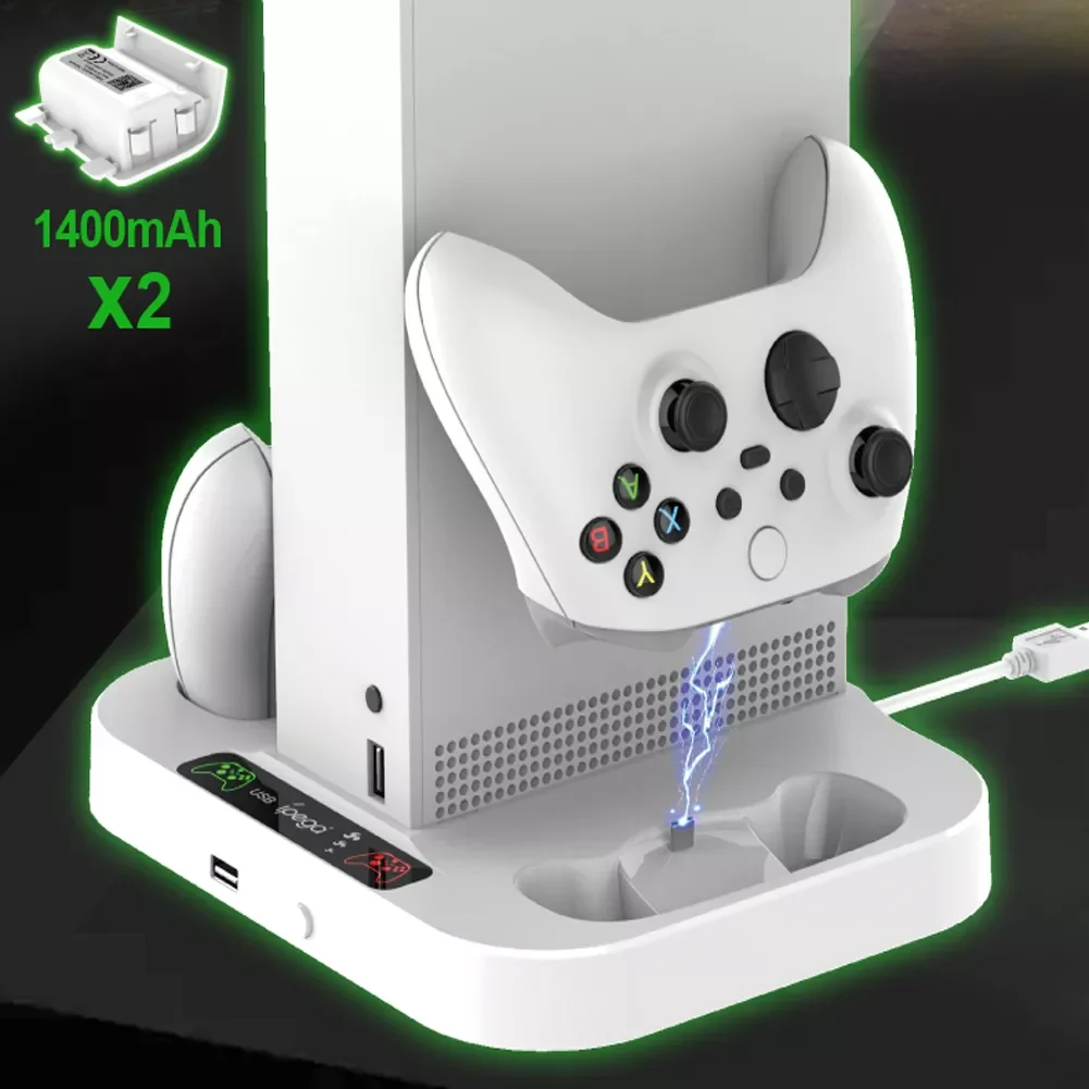 Coolling Fan For XBOX Series S Dual Controller Charger Station Vertical Stand Cooling Fan Holder Charger For Xbox ONE/S Console
Coolling Fan For XBOX Series S Dual Controller Charger Station Vertical Stand Cooling Fan Holder Charger For Xbox ONE/S Console