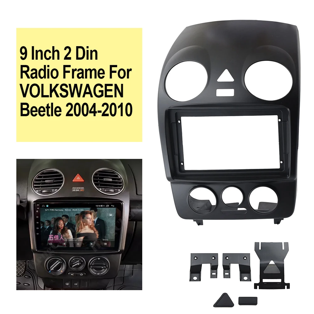 9 inch 2 din Car android dvd gps ABS Plastic Frame For VOLKSWAGEN Beetle 2004-2010 Screen Dask Kit Fascia Frame 
9 inch 2 din Car android dvd gps ABS Plastic Frame For VOLKSWAGEN Beetle 2004-2010 Screen Dask Kit Fascia Frame
