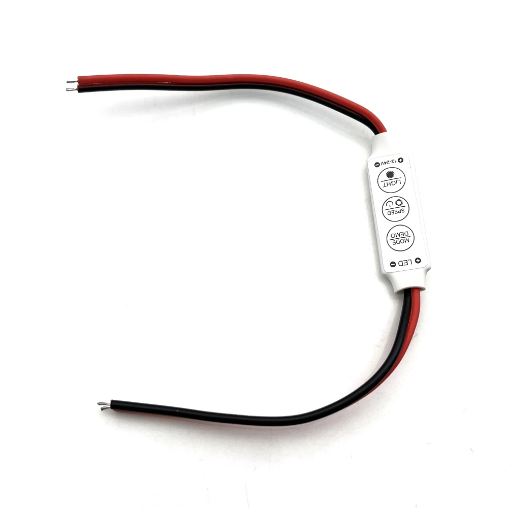 DC Mini 3 Keys Single Color LED Controller Brightness Dimmer 12V-24V for Led Strip Light SMD 3528 5050 strip light
DC Mini 3 Keys Single Color LED Controller Brightness Dimmer 12V-24V for Led Strip Light SMD 3528 5050 strip light