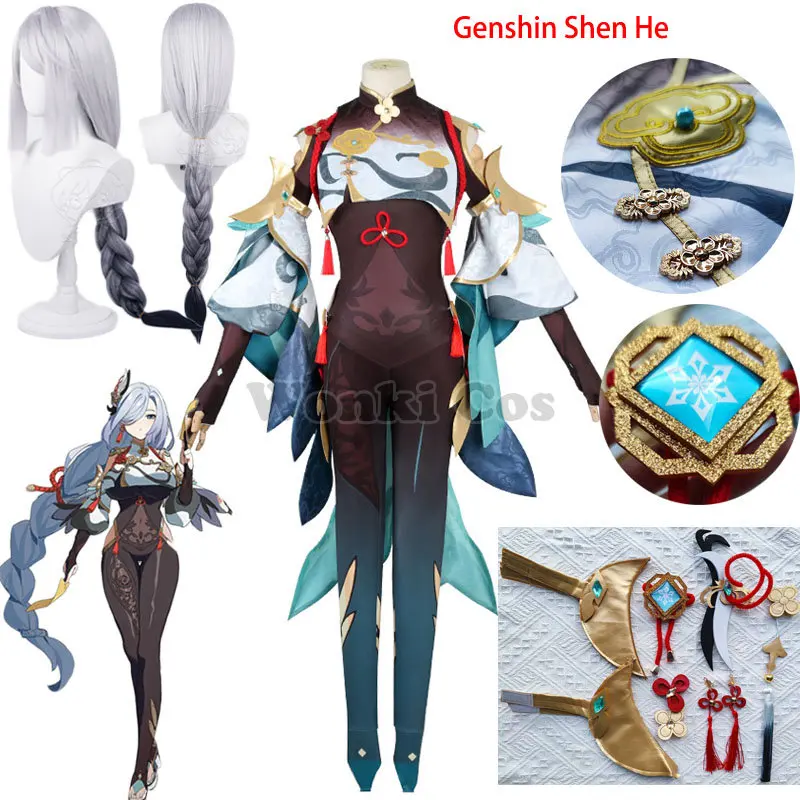 Game Genshin Impact Shenhe Cosplay Costume Women Party Costumes Outfits Shen He Jumpsuit Full Set Cosplay
Game Genshin Impact Shenhe Cosplay Costume Women Party Costumes Outfits Shen He Jumpsuit Full Set Cosplay