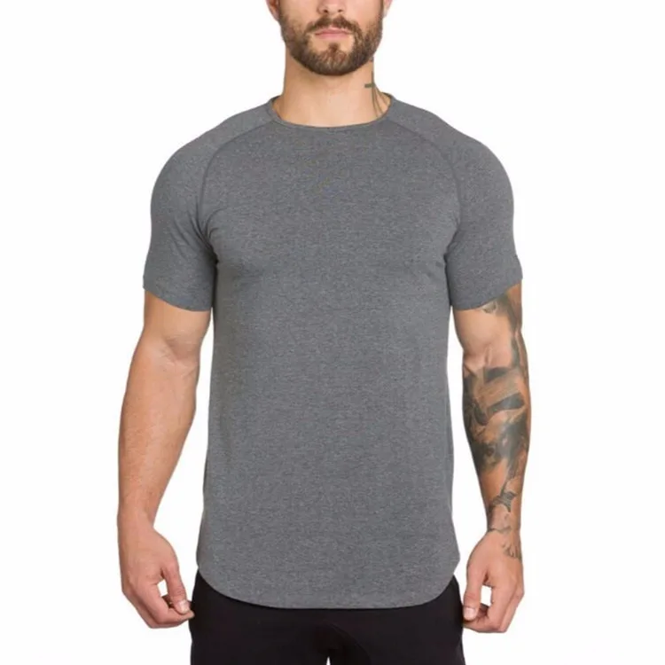 Summer Trendy Men's Slim Bodybuilding Short-sleeved Solid Color Blank Fitness Men's Long Breathable Sports T-shirt
Summer Trendy Men's Slim Bodybuilding Short-sleeved Solid Color Blank Fitness Men's Long Breathable Sports T-shirt