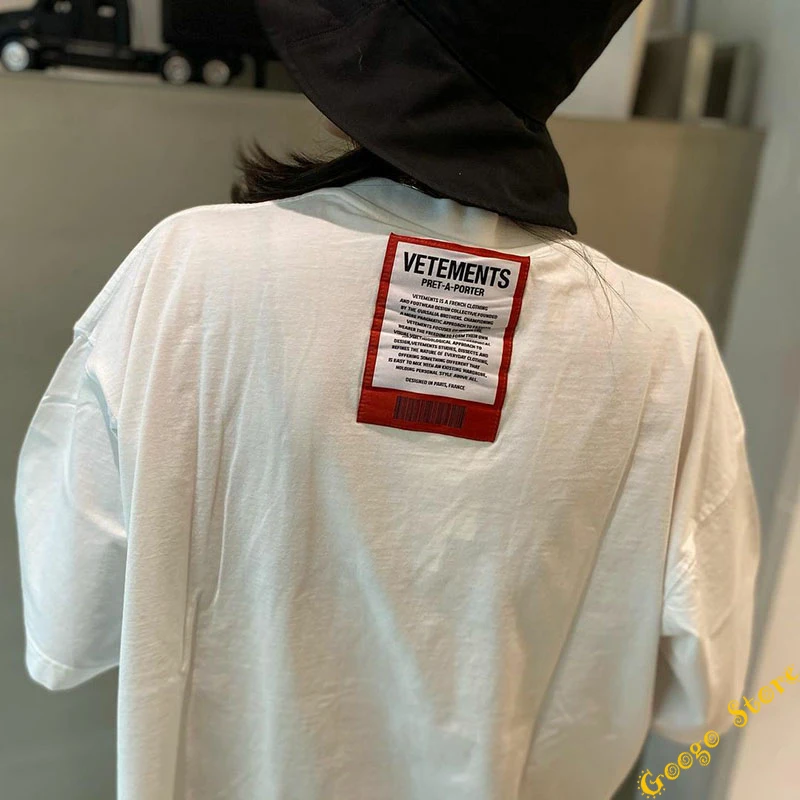 2023 New Big Red Patch Tag Vetements T-Shirt Men Women 1:1 Best Quality Cotton Oversized VTM Tee Tops Black White T shirt
2023 New Big Red Patch Tag Vetements T-Shirt Men Women 1:1 Best Quality Cotton Oversized VTM Tee Tops Black White T shirt