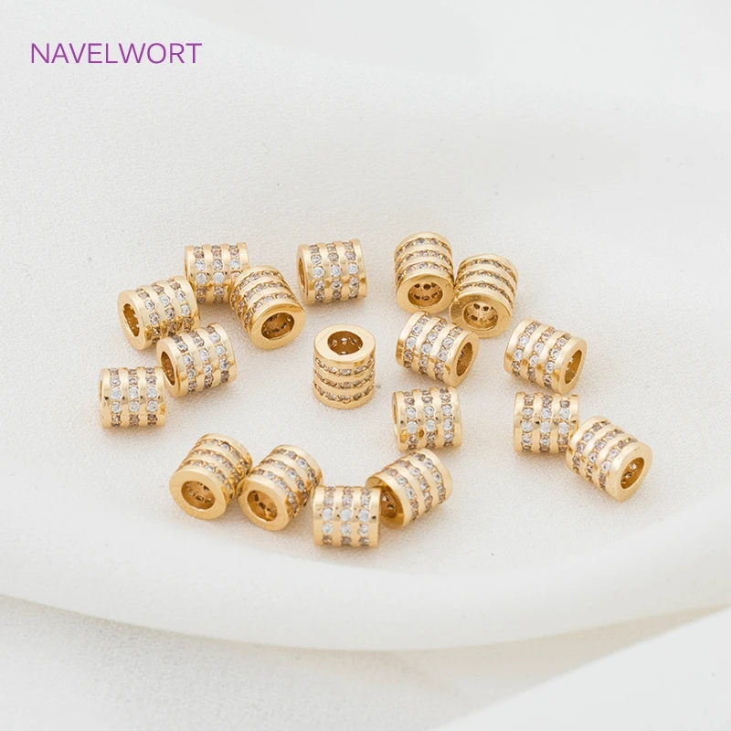 18K Gold Plated Big Hole Cubic Zirconia Crystal Spacer Beads Fittings DIY Bracelet Necklace Jewellery Making Crafts
18K Gold Plated Big Hole Cubic Zirconia Crystal Spacer Beads Fittings DIY Bracelet Necklace Jewellery Making Crafts