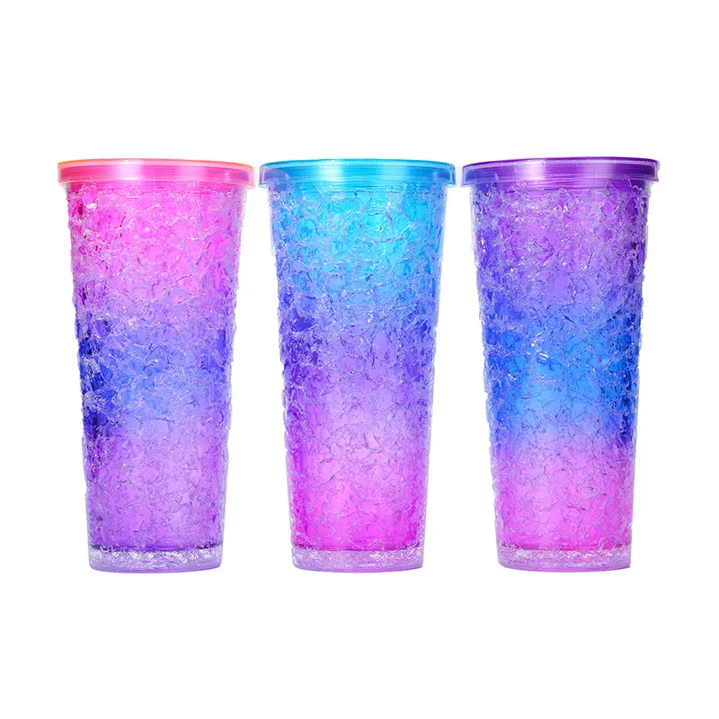 Manufacturer's direct supply of customizable logo printing color water cups, 24oz plastic straw cups, creative gradient cold
Manufacturer's direct supply of customizable logo printing color water cups, 24oz plastic straw cups, creative gradient cold