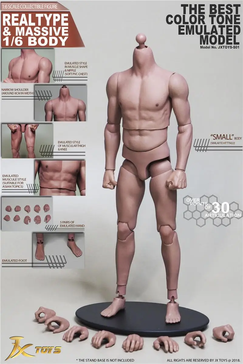 JXtoys JXS01 JXS02 JXS03 1/6 мужской солдат азиатские сильные мускулистые экшн-фигурки тела Высококачественная модель игрушки в наличии
JXtoys JXS01 JXS02 JXS03 1/6 мужской солдат азиатские сильные мускулистые экшн-фигурки тела Высококачественная модель игрушки в наличии