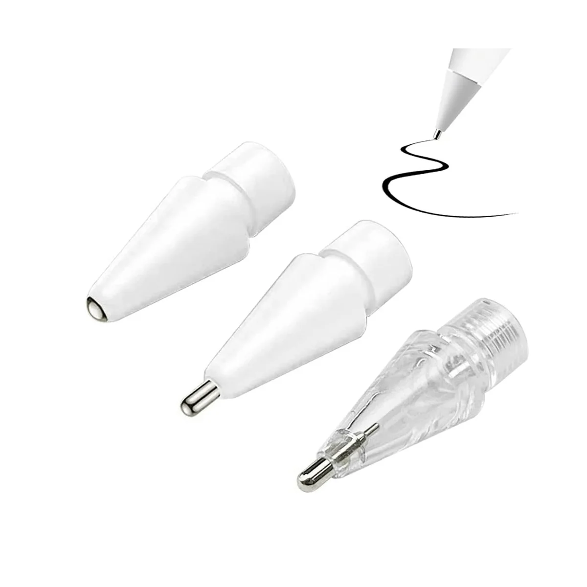 Набор из 3 наконечников для карандашей Apple Pencil, тонкое точное управление, совместимо с наконечниками карандашей Apple
Набор из 3 наконечников для карандашей Apple Pencil, тонкое точное управление, совместимо с наконечниками карандашей Apple