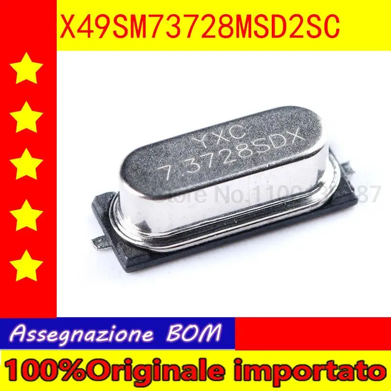 100% Оригинальный импортный Кристалл 5 шт./лот с пассивными патчами 49 SMD/HC-7,3728 МГц 20 PPM 20 X49SM73728MSD2SC pf
100% Оригинальный импортный Кристалл 5 шт./лот с пассивными патчами 49 SMD/HC-7,3728 МГц 20 PPM 20 X49SM73728MSD2SC pf