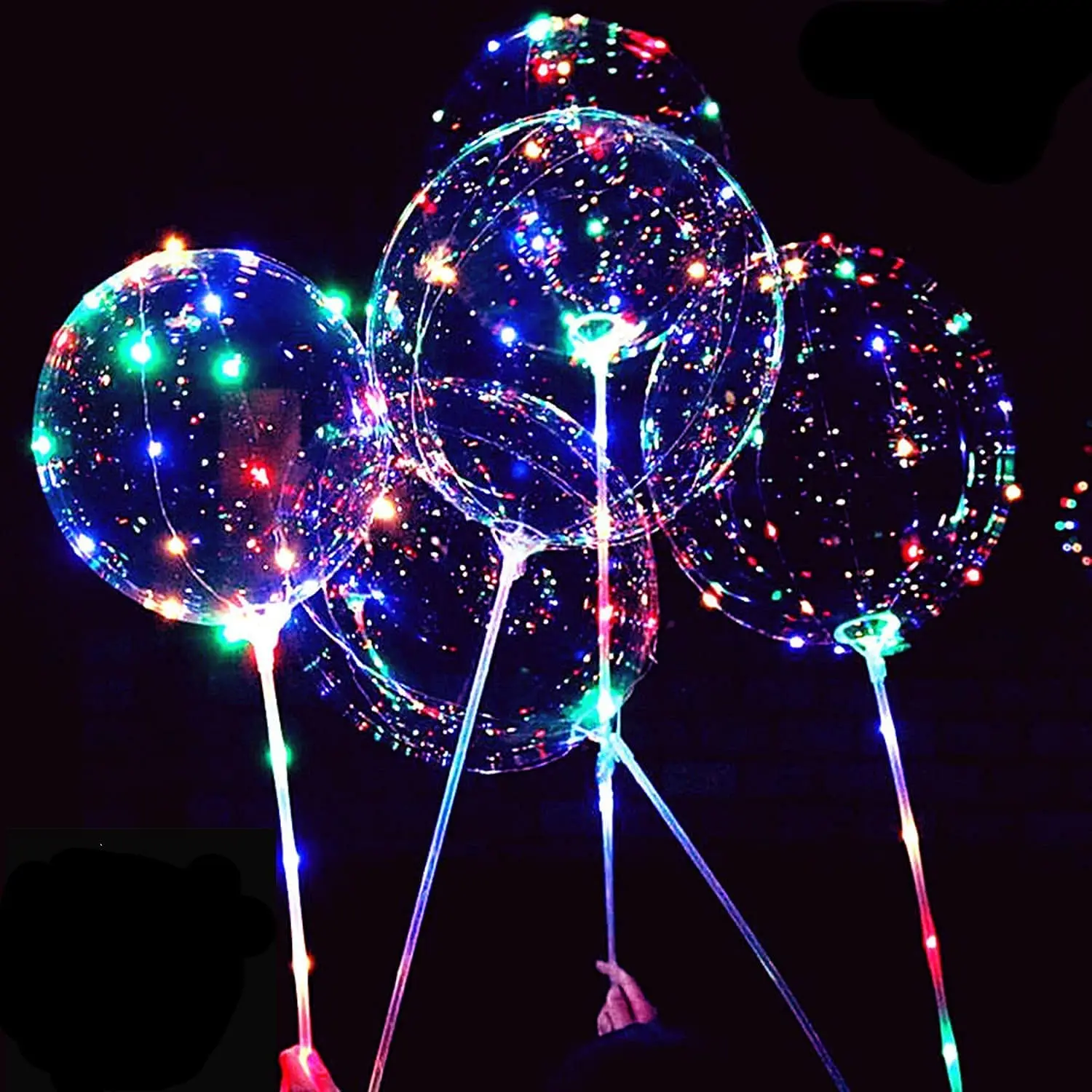 LED Light Up Bobo Balloons Flashing Handles 20 Inches Bubble Bobo Balloons 70 cm Sticks Christmas Birthday Party Decoration
LED Light Up Bobo Balloons Flashing Handles 20 Inches Bubble Bobo Balloons 70 cm Sticks Christmas Birthday Party Decoration