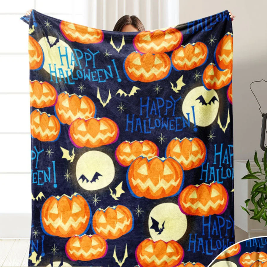 Halloween Blanket Digital Printed Flannel Fluffy Christmas Cartoon Nap Warm Air Conditioning All-season Availability Blanket
Halloween Blanket Digital Printed Flannel Fluffy Christmas Cartoon Nap Warm Air Conditioning All-season Availability Blanket