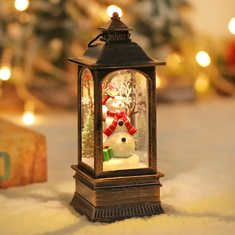 1pc Plastic Snowman Santa Claus Lantern Light Candle Table Lamp Christmas Tree Ornament New Year Gifts
1pc Plastic Snowman Santa Claus Lantern Light Candle Table Lamp Christmas Tree Ornament New Year Gifts