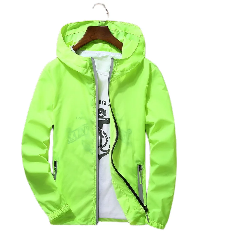 New Arrival Men Waterproof Wind Breaker Coat Zipper Hoodie Jacket Quick Drying Sport Outwear 2023 Jaqueta Masculina Trench Coats
New Arrival Men Waterproof Wind Breaker Coat Zipper Hoodie Jacket Quick Drying Sport Outwear 2023 Jaqueta Masculina Trench Coats