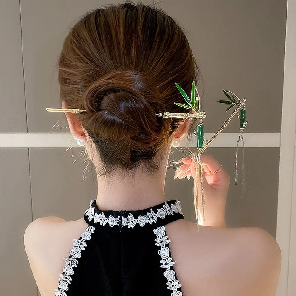 Elegant Tassel New Headwear Hairstyle Tools Ancient Style Branch Hair Sticks Leaf Chinese Hair Fork Women Hanfu Hairpins
Elegant Tassel New Headwear Hairstyle Tools Ancient Style Branch Hair Sticks Leaf Chinese Hair Fork Women Hanfu Hairpins