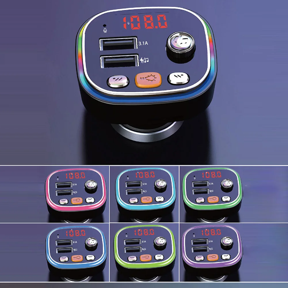 Bluetooth 5.0 LED Wireless Car MP3 FM Transmitter Radio USB Charger Handsfree Dual Display Digital Tube Display Car MP3
Bluetooth 5.0 LED Wireless Car MP3 FM Transmitter Radio USB Charger Handsfree Dual Display Digital Tube Display Car MP3