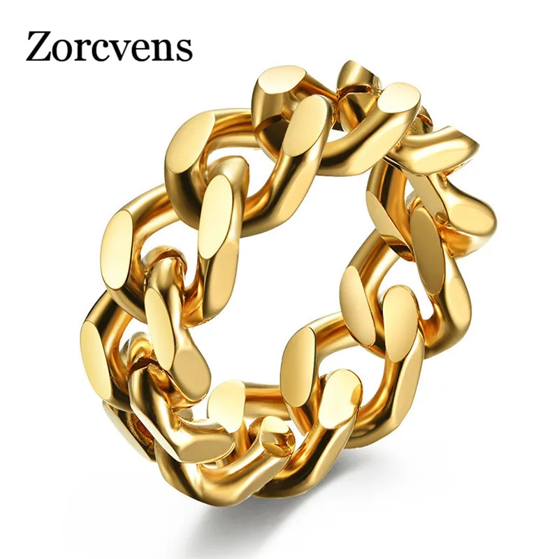 Gold Silver Color Stainless Steel Chain Shape Rings for Women Men Vintage Gothic Chunky Hip Hop Ring Antique Jewelry Accessory
Gold Silver Color Stainless Steel Chain Shape Rings for Women Men Vintage Gothic Chunky Hip Hop Ring Antique Jewelry Accessory