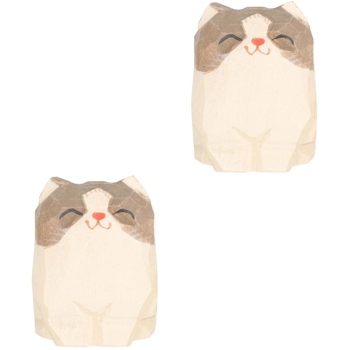 2 PCS Cat Statues Cat Figurines Woodsy Decor Small Cat Figurines Mini Ornament Wood Carving Ornaments Kitten Cat Decorations
2 PCS Cat Statues Cat Figurines Woodsy Decor Small Cat Figurines Mini Ornament Wood Carving Ornaments Kitten Cat Decorations