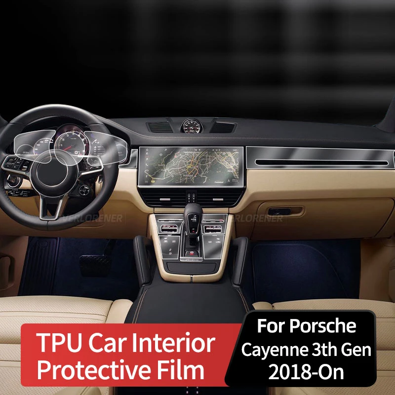 For Porsche CayenneS 2018-On Coupe GTS 2022 Self Repairing Car Interior Central Console Gear Dashboard TPU Paint Protective Film
For Porsche CayenneS 2018-On Coupe GTS 2022 Self Repairing Car Interior Central Console Gear Dashboard TPU Paint Protective Film