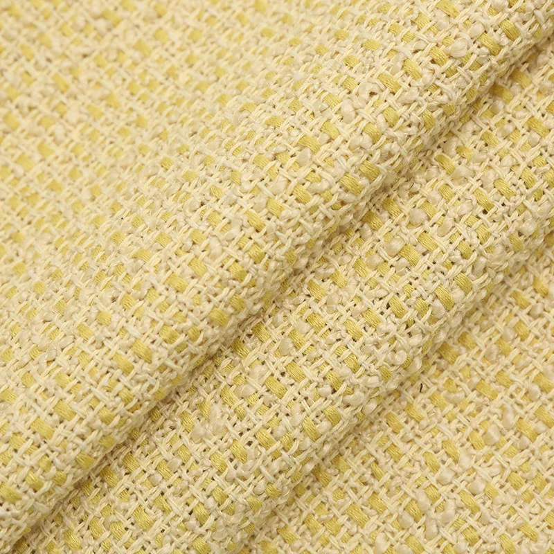 100x145cm Yellow Color Tweed Fabric For Women Coat Dress Telas Por Metro Tissus Au MÈTre Ткань Для Шитья Одежды DIY Cloth
100x145cm Yellow Color Tweed Fabric For Women Coat Dress Telas Por Metro Tissus Au MÈTre Ткань Для Шитья Одежды DIY Cloth
