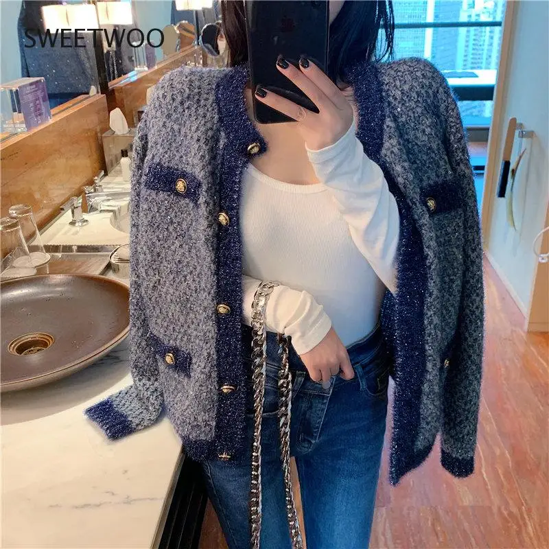Gentle Fresh Loose All-Match Knitted Stylish Cardigans New Elegant Fashion High Quality Soft Chic Sweet Women Sweaters Tide Chic
Gentle Fresh Loose All-Match Knitted Stylish Cardigans New Elegant Fashion High Quality Soft Chic Sweet Women Sweaters Tide Chic