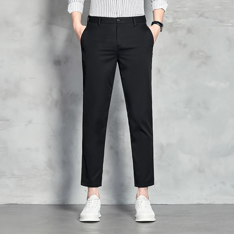 Men's Casual Cropped Pants Summer New Korean Style Trendy Slim Fit Skinny Thin Solid Color Pants
Men's Casual Cropped Pants Summer New Korean Style Trendy Slim Fit Skinny Thin Solid Color Pants
