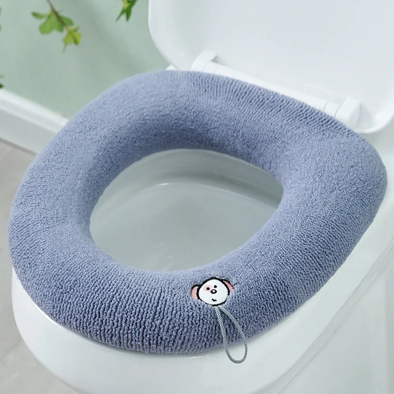 Toilet Seat Cover Mat Winter Warm Soft Washable Closestool Mat Universal Home Decor Knitting Toilet Seat Bathroom Accessories
Toilet Seat Cover Mat Winter Warm Soft Washable Closestool Mat Universal Home Decor Knitting Toilet Seat Bathroom Accessories