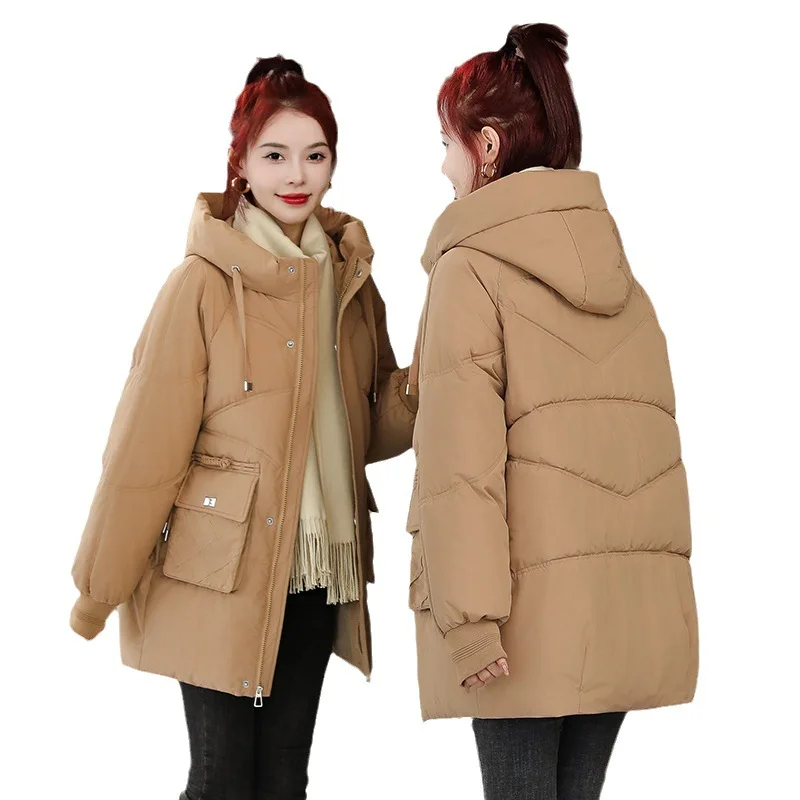 Женская хлопковая стеганая куртка, новинка 2023, свободная стеганая куртка с капюшоном, Модная хлопковая стеганая куртка
Женская хлопковая стеганая куртка, новинка 2023, свободная стеганая куртка с капюшоном, Модная хлопковая стеганая куртка