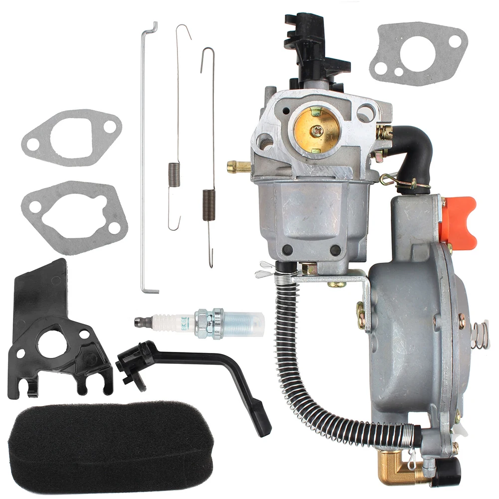 170F New Dual Fuel Carburetor GX200 LPG Conversion Kit For Generator Propane Garden Power Tool Parts
170F New Dual Fuel Carburetor GX200 LPG Conversion Kit For Generator Propane Garden Power Tool Parts