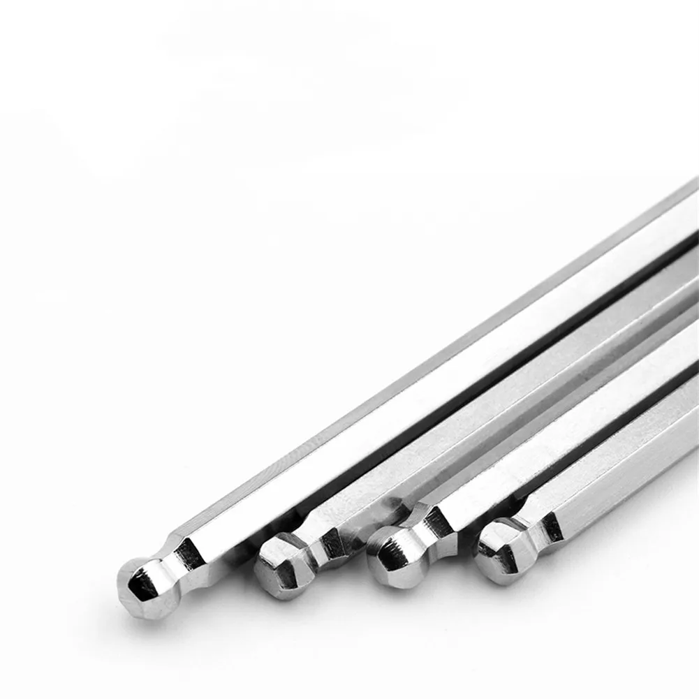 Ball Point End Long Arm Hex Key Wrench Metric Set Plating Keys Allen Hexagon Nickel 1250 X 5 MM Bicycle Maintenance Tools
Ball Point End Long Arm Hex Key Wrench Metric Set Plating Keys Allen Hexagon Nickel 1250 X 5 MM Bicycle Maintenance Tools