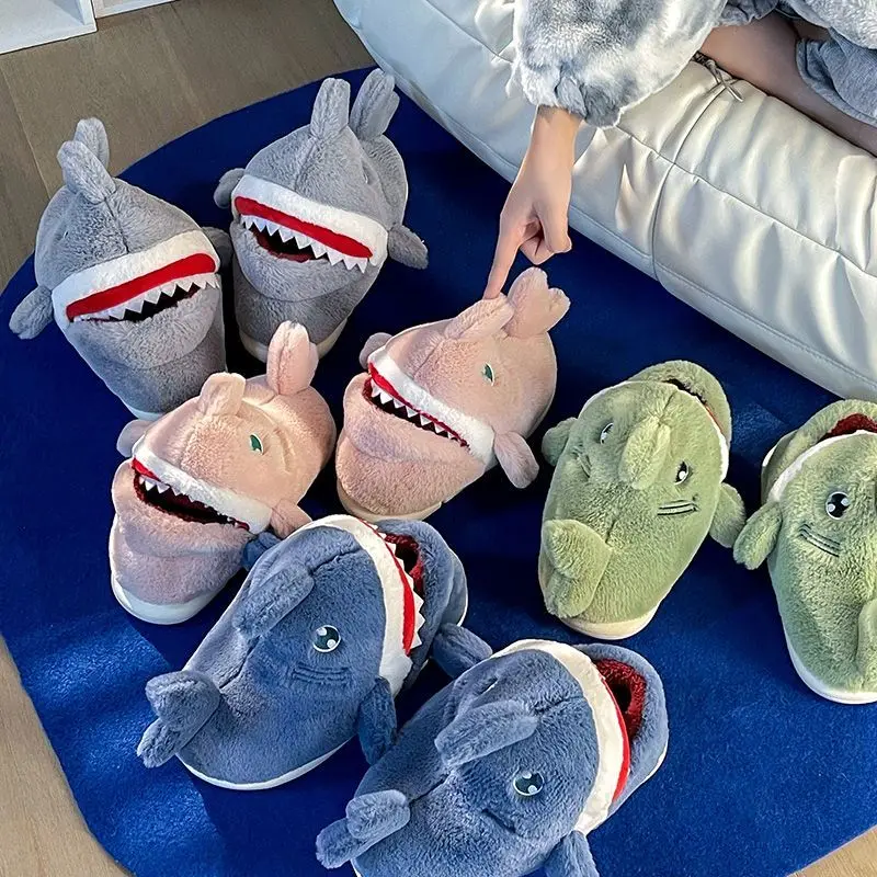 Designer Shark Mouth Slip On Slippers Home Warm Indoor Couples Flat Shoes 2023 Girls Boys Plush Fish Slides Shoes
Designer Shark Mouth Slip On Slippers Home Warm Indoor Couples Flat Shoes 2023 Girls Boys Plush Fish Slides Shoes