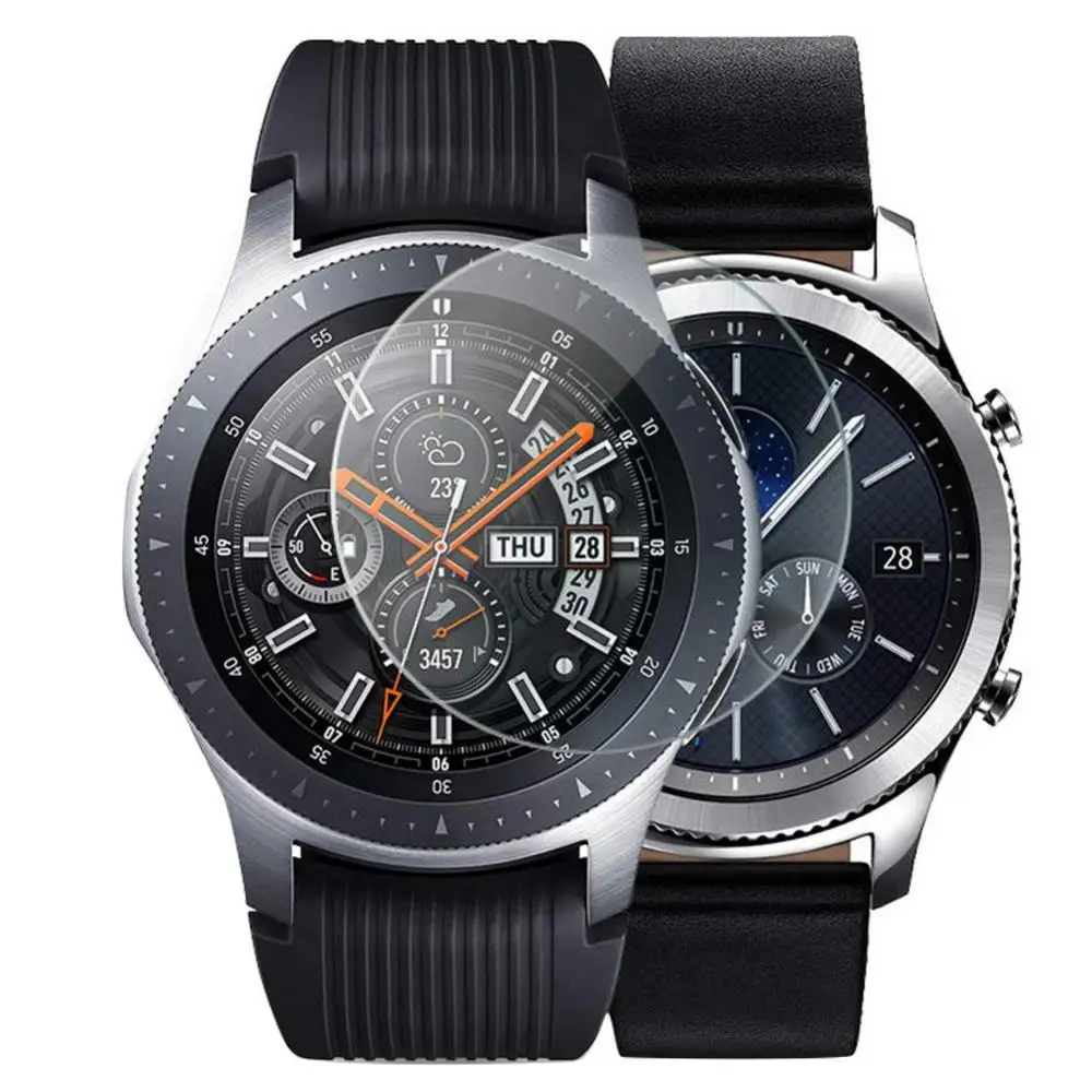 

Закаленное стекло для Samsung Galaxy Watch 42/46 мм Gear Sport S2 S3, 3 шт., защита экрана, защитная пленка